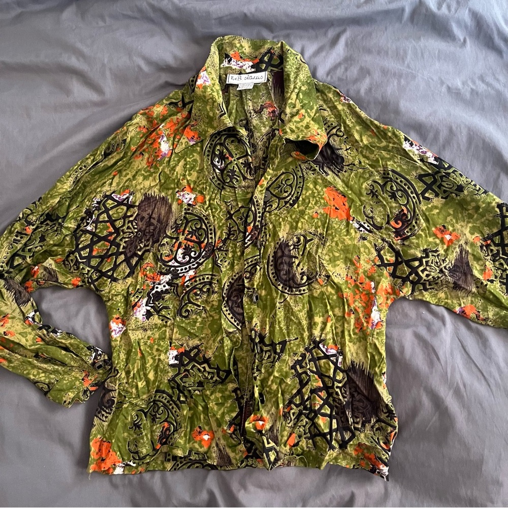 N&B Classic Patterned Button Down Shirt